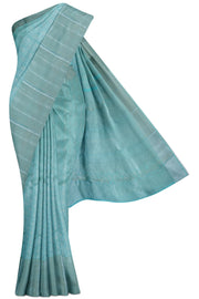 Sea Blue Dharmavaram Silk Saree - 10K to 20K, Dharmavaram, Jaal, Light, Medium - Kanchi Kamakshi