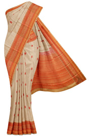 Sandal Soft Silk Saree - 10K to 20K, Contrast, Festive, Kanchi Kamakshi Silks, Light - Kanchi