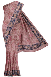 Pink Organza Silk Saree - 5K to 10K, Floral, Hi Fancy, Jaal, Light - Kanchi Kamakshi Silks